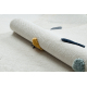 Tappeto YOYO GD63 bianco / blu scuro - Nuvola, gocce per bambini, strutturali, sensoriali Frange 