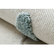 Tappeto YOYO GD63 bianco / blu scuro - Nuvola, gocce per bambini, strutturali, sensoriali Frange 