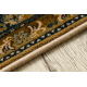 Wool carpet SUPERIOR Grenada Frame, diamonds, oriental - cognac