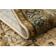 Vilnonis kilimas SUPERIOR Grenada Rėmelis, rombai, rytietiškas - konjakas
