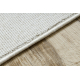 Carpet YOYO EY78 white / beige - Cloud, Rainbow, dots for children, structural, sensory Fringes