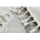 Kiliminė YOYO EY78 ratas balta / smėlio - Debesis, Vaivorykštė, taškai kams, struktūrinis, jutiminis kutais