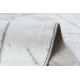 Moderan tepih SAMPLE Lancet 11087A, Mosaic - strukturalni, bijela