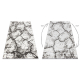 Moderne tæppe PRØVE Lancet 11083A, Marmor - strukturelt, grå