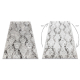 Modern carpet SAMPLE Lancet 11085A, Ornament - structural light grey