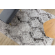 Tapis moderne SAMPLE Lancet 11085A, Ornement - structurel, gris clair