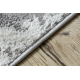 Moderni matto SAMPLE Lancet 11085A, Ornamentti - rakenne, vaaleanharmaa 