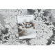 Modern carpet SAMPLE Lancet 11085A, Ornament - structural light grey