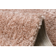 Carpet SAMPLE Shaggy BIANCA 0N202A uniform, pink