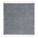 Carpet BERBER square 9000 grey Fringe Berber Moroccan shaggy