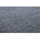 Килим BERBER квадратний 9000 сірий бахромою волохатий