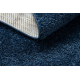 Χαλί BERBER τετράγωνο 9000 σκούρο μπλε Φράντζα Βερβερικές Μαροκινό δασύτριχος