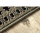 Vlnený koberec SUPERIOR Perona Frame, ornament, orientálny - iron, zelený