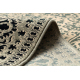 Tapete de lã SUPERIOR Perona Frame, ornamento, oriental - iron, verde