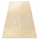 Moderner Teppich SAMPLE Naxos A0115, Geometrisch – strukturell, creme / gold