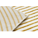 Moderner Teppich SAMPLE Naxos A0115, Geometrisch – strukturell, creme / gold