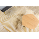 Moderner Teppich SAMPLE Naxos A0115, Geometrisch – strukturell, beige / gold