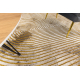 Moderner Teppich SAMPLE Naxos A0115, Geometrisch – strukturell, beige / gold