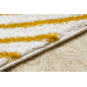 Modern tapijt SAMPLE Naxos A0115, Geometrisch - structureel, beige / goud