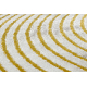 Tapis moderne SAMPLE Naxos A0115, Géométrique - structurel, beige / or