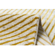 Modern szőnyeg SAMPLE Naxos A0115, Geometrikus - szerkezeti, bézs / arany