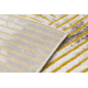 Tapis moderne SAMPLE Naxos A0115, Géométrique - structurel, beige / or