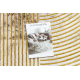 Tappeto moderno SAMPLE Naxos A0115, Geometrico - strutturale, beige / oro