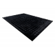 Teppe BUBBLE svart 25 IMITATION OF RABBIT fur 3D strukturell