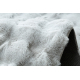 Teppe BUBBLE sølv 21 IMITATION OF RABBIT fur 3D strukturell