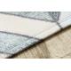 Tæppe PATCHWORK 21721 beige / grå - Kohud, geometrisk