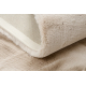 TEDDY NEW sand 52 tapete moderno shaggy, de pelúcia, muito espesso bege