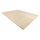 Модерен килим SAMPLE Naxos A0115 full embosy, Geometric - структурен, сметана / злато