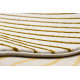 Modern tapijt SAMPLE Naxos A0115 full embosy, Geometrisch - structureel, creme / goud