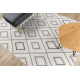 Carpet SAMPLE Sisal GENESIS E6603 Diamonds cream / grey