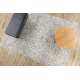 Moderný koberec VZOR FREUD J0021- krémová / antracit