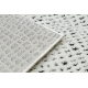 Modern carpet SAMPLE FREUD J002 - cream / anthracite