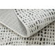 Modern carpet SAMPLE FREUD J002 - cream / anthracite