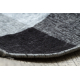 Teppich SAMPLE UBAO 001 Schachbrett Vintage grau
