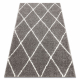 Carpet SAMPLE Shaggy OSLO Y0070 Diamonds grey / cream