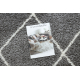 Sample szőnyeg Shaggy OSLO Y0070 Gyémántok szürke / krém
