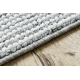 Teppich SAMPLE Sisal BOUCLAIR E6404 weiß / grau