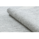 Carpet SAMPLE Sisal BOUCLAIR E6404 white / grey