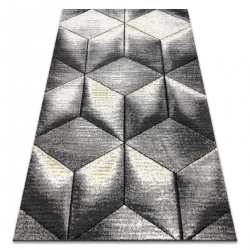 Paklājs SAMPLE Este Friese Soft CUBE kubs 3D - pelēks