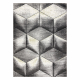 килим SAMPLE Este Friese Soft CUBE куб 3D - сива