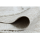 Matta ECO SISAL MOROC 22314 romber, sicksack, boho fringe - strukturell beige / grädde
