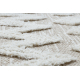 Kilimas MOROC 22319 rombai boho Ekologiškas, Eko sizalis, kutai - struktūrinis smėlio spalvos / kremastaas