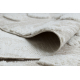 Kilimas MOROC 22319 rombai boho Ekologiškas, Eko sizalis, kutai - struktūrinis smėlio spalvos / kremastaas