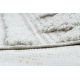Fonott Sizal szőnyeg MOROC 22322 rombuszok, vonalak, boho rojt - szerkezeti bézs / krém