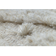 Carpet ECO SISAL MOROC 22331 Abstraction boho fringe - structural beige / cream
