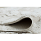 Fonott Sizal szőnyeg MOROC 22331 Absztrakció boho rojt - szerkezeti bézs / krém